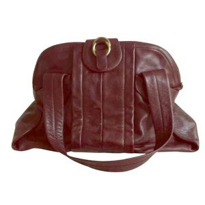 Rachel Nasvik Large Penelope Bag in Burgundy Wine